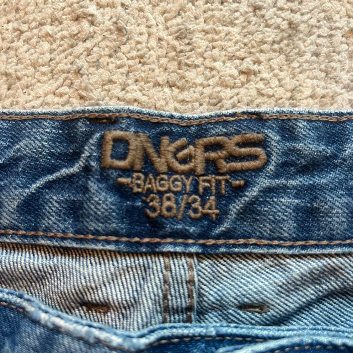 Blå baggy jeans från DNGRS - 2