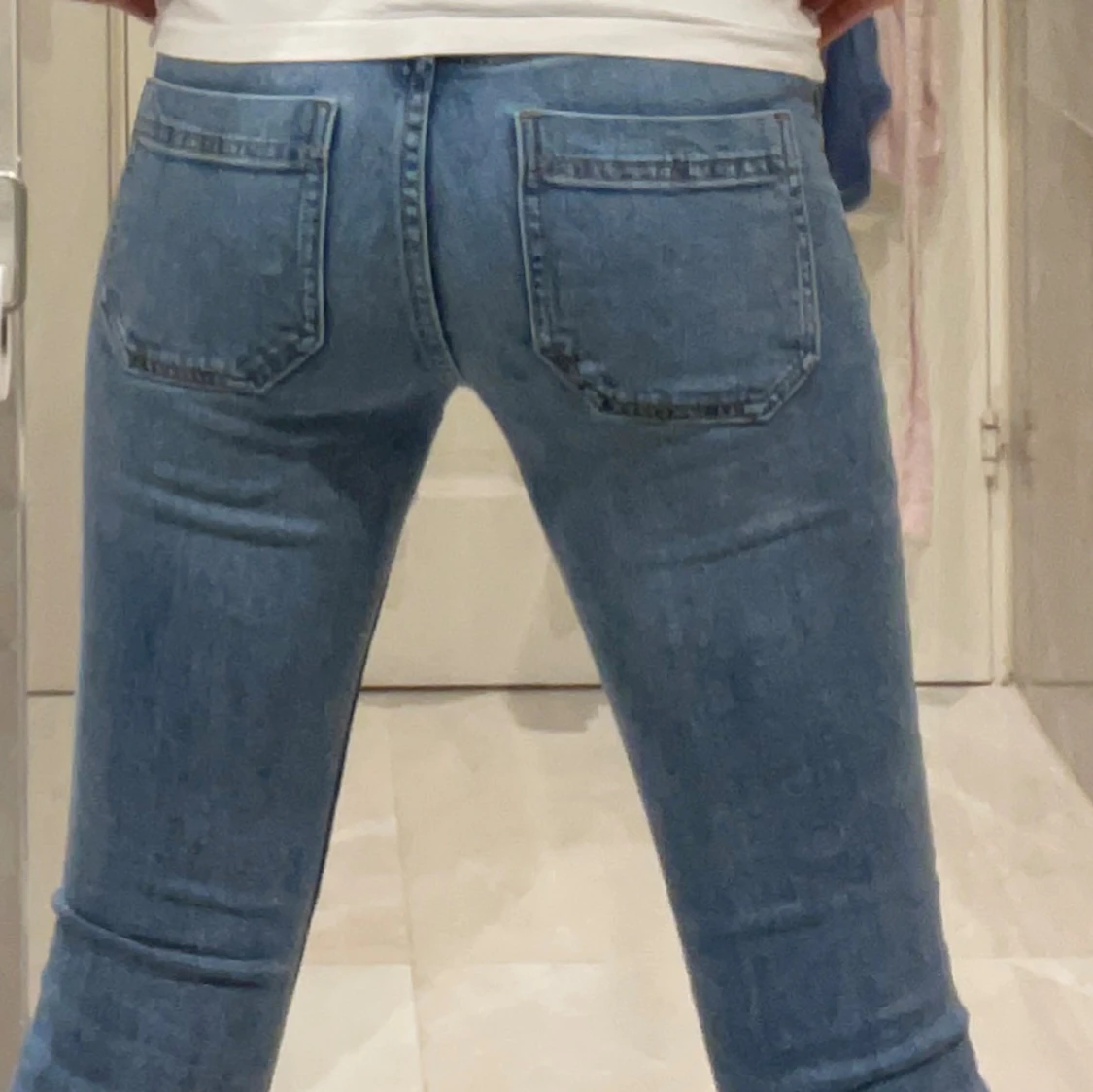 Lågmidjade bootcut jeans - 1