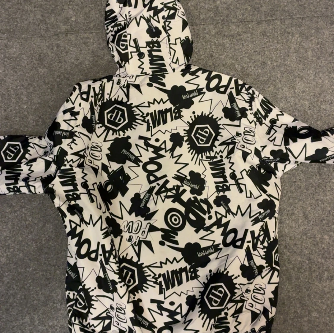 Philipp Plein svartvit vindjacka - 3