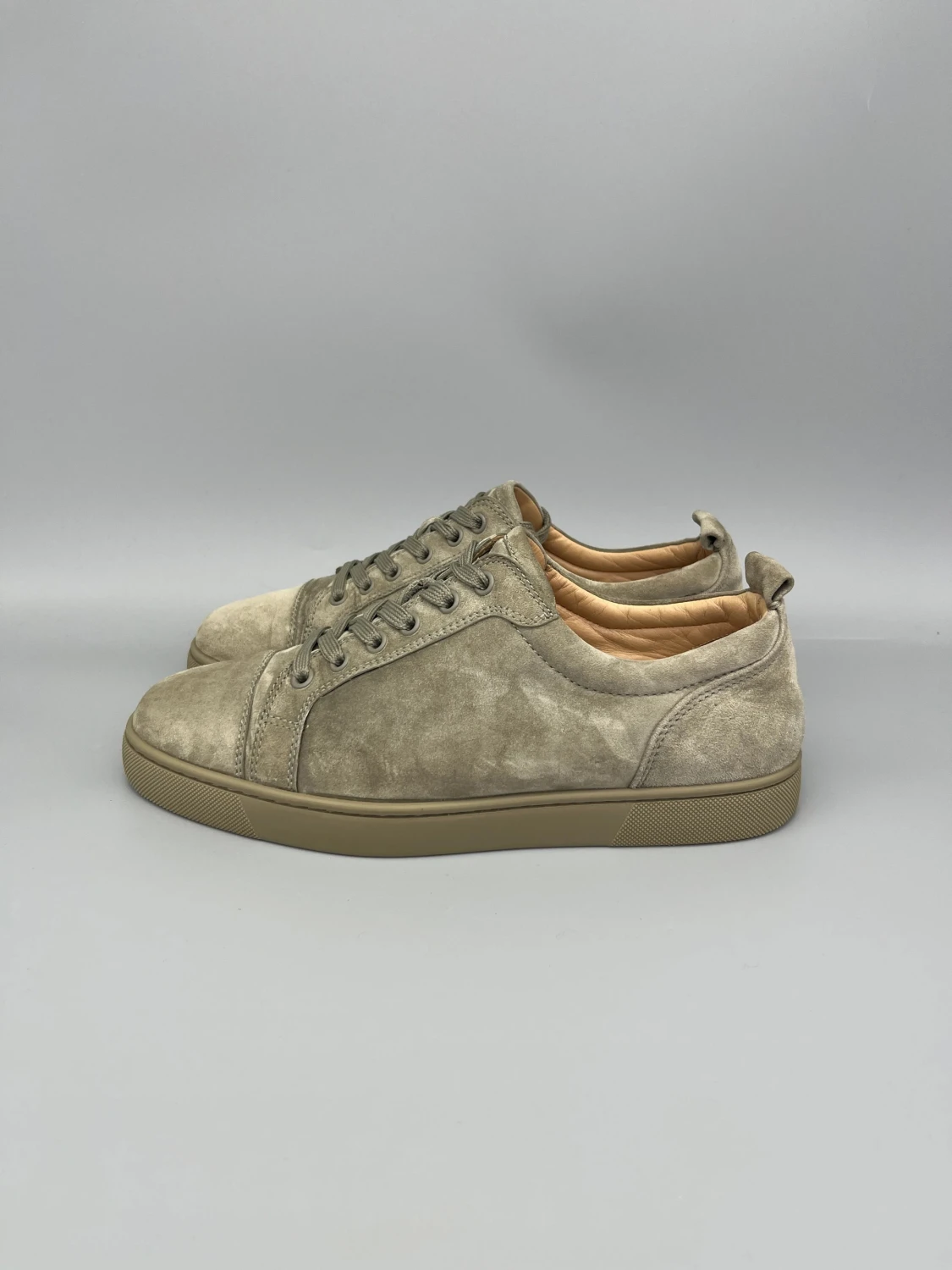 Christian Louboutin Louis Junior Sneaker Olive Grön