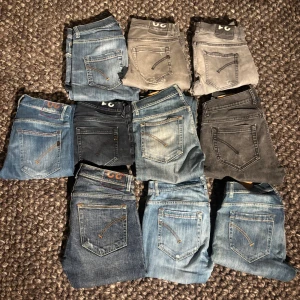 Dondup bulk x10 - Dondup George, Ritchie, Mius, konor. Storlek 30-34. Alla par finns i min profil