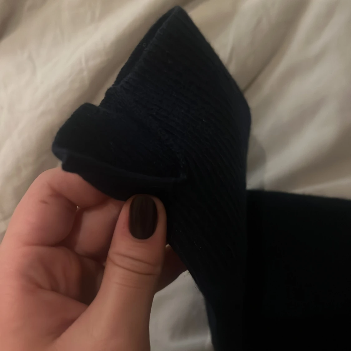 Mörkblå kashmirtröja Soft Goat - 3