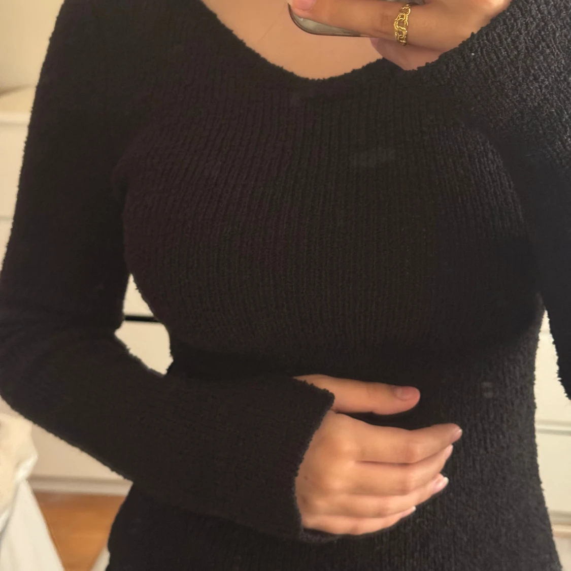 Tröja med v ringning  - 1