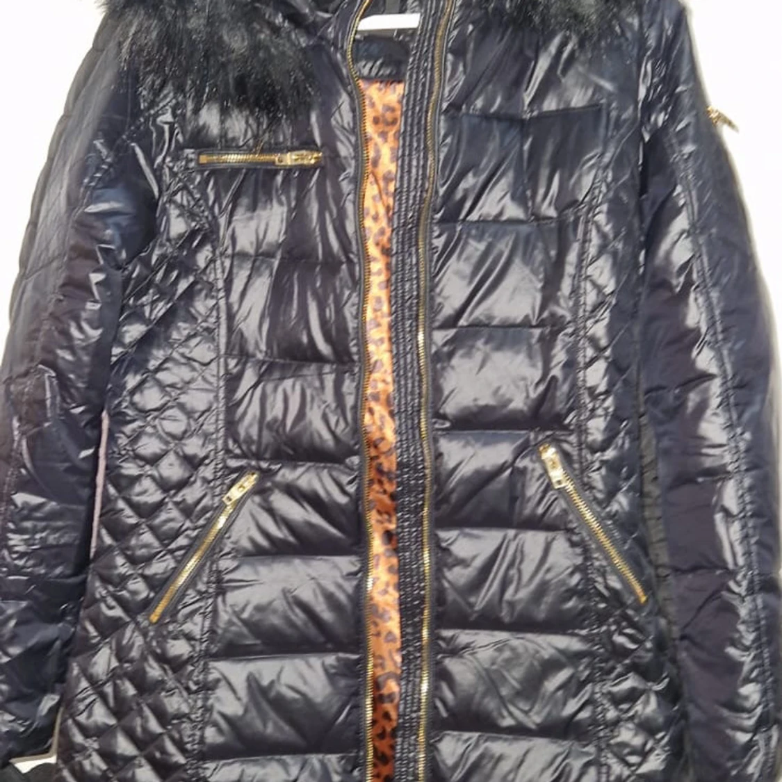 Svart dunjacka Rockandblue med päls