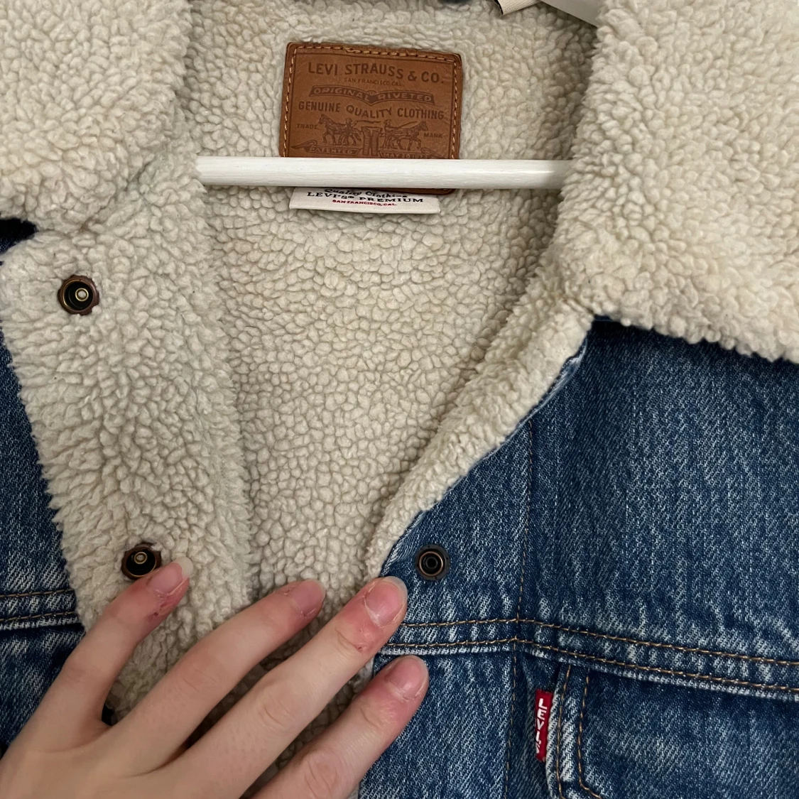 Levi's jeansjacka med teddyfoder - 3