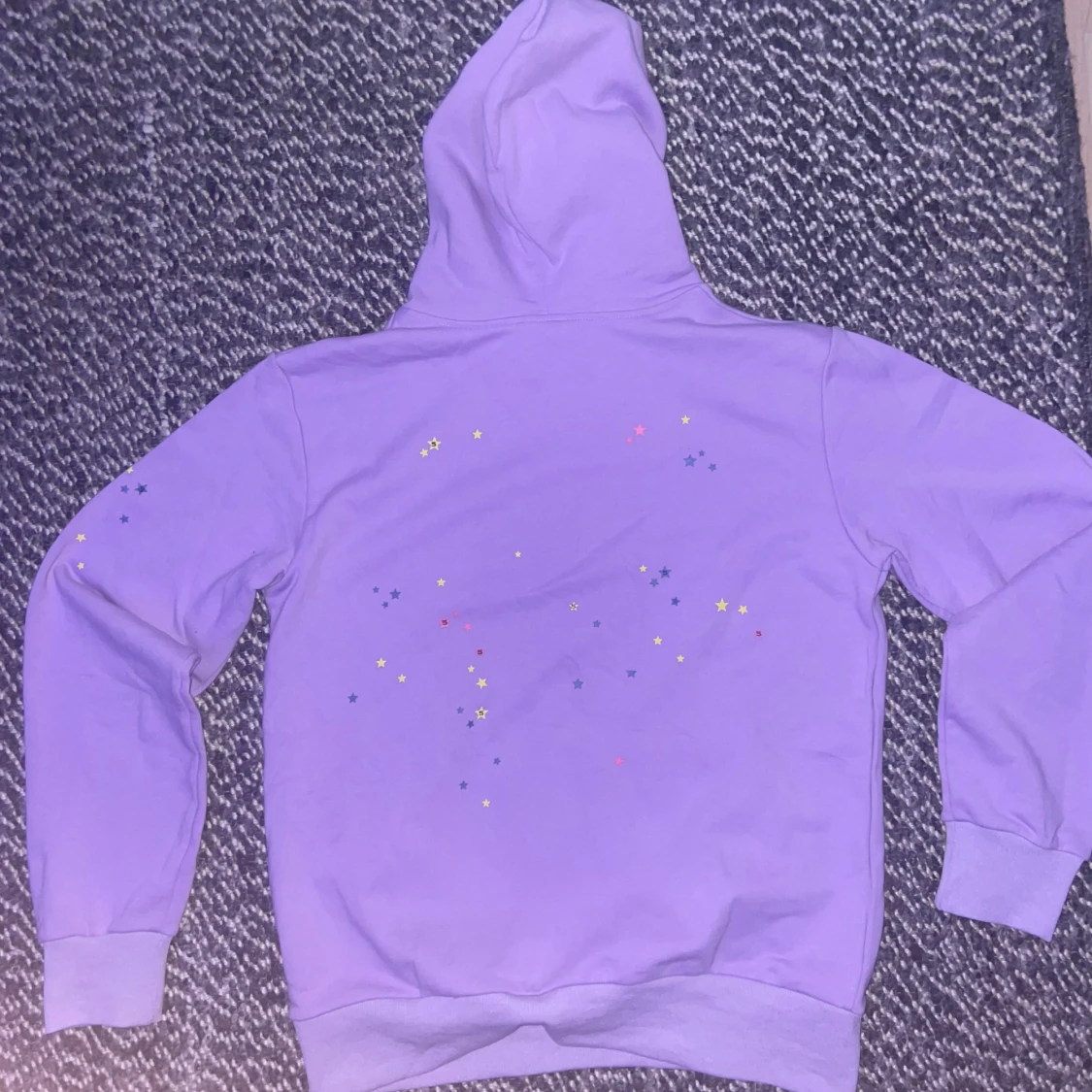 Lila hoodie från Spider med tryck - 1