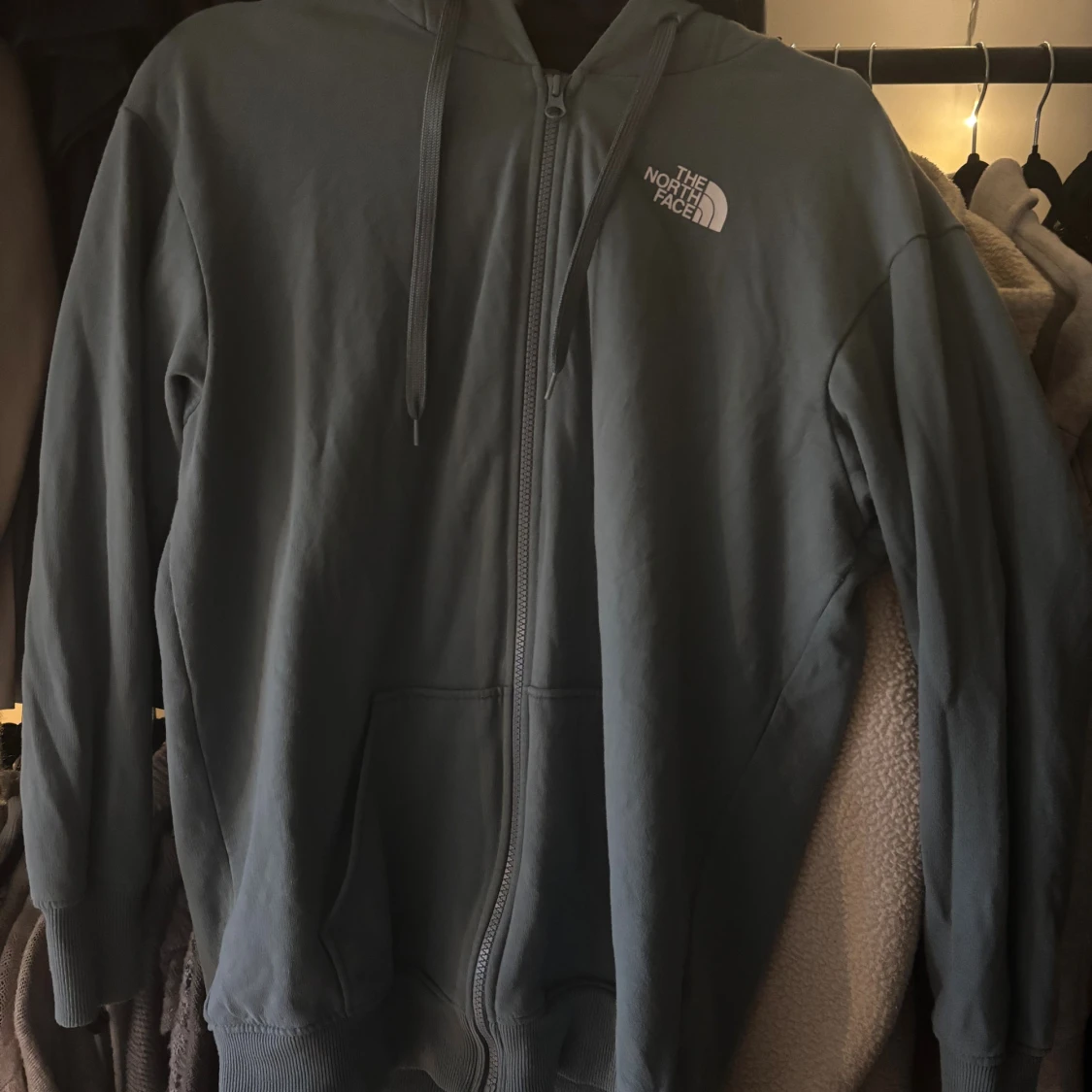 Blå/Grön hoodie från The North Face - 1