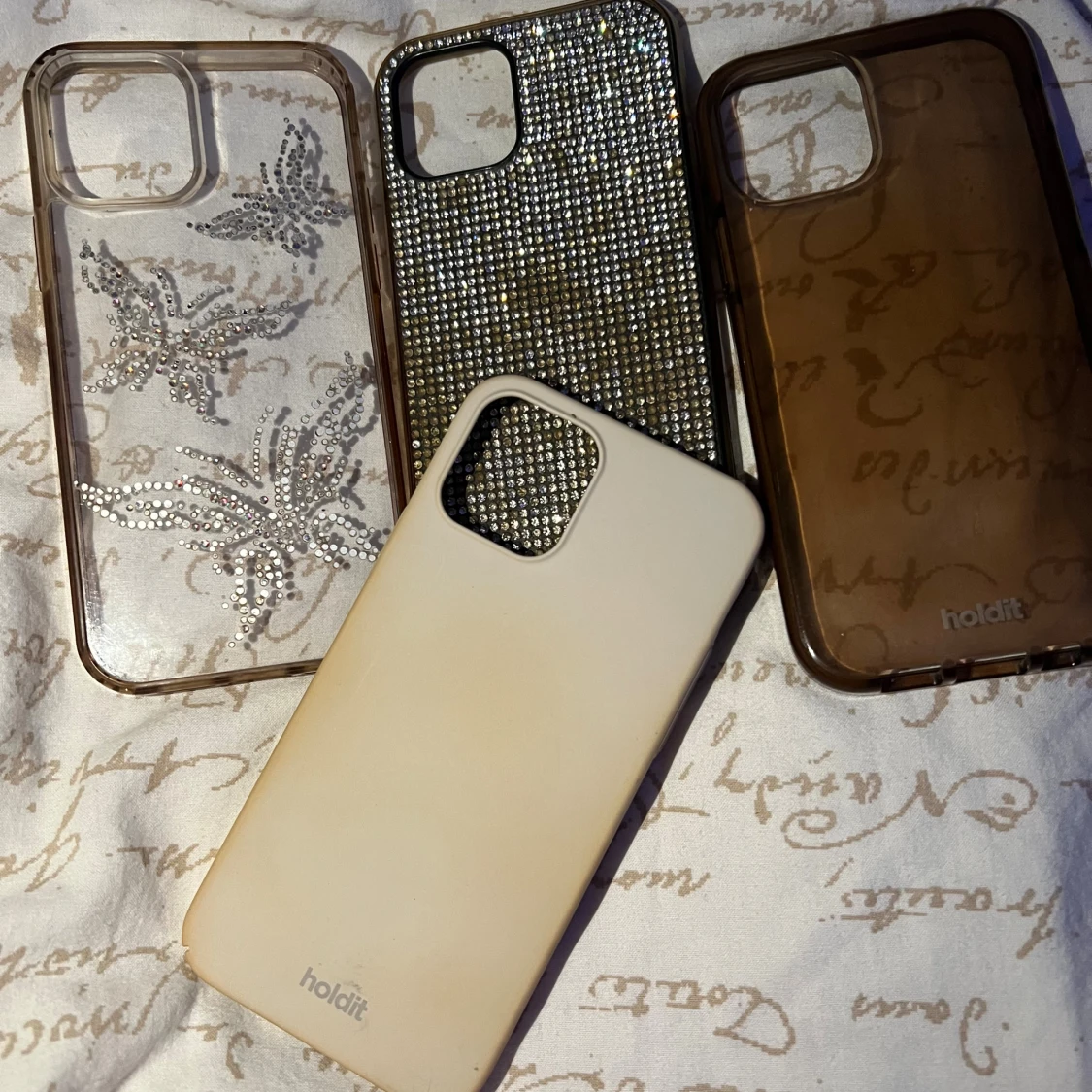 iPhone 12/12 Pro Skal Mix Holdit & Glitter