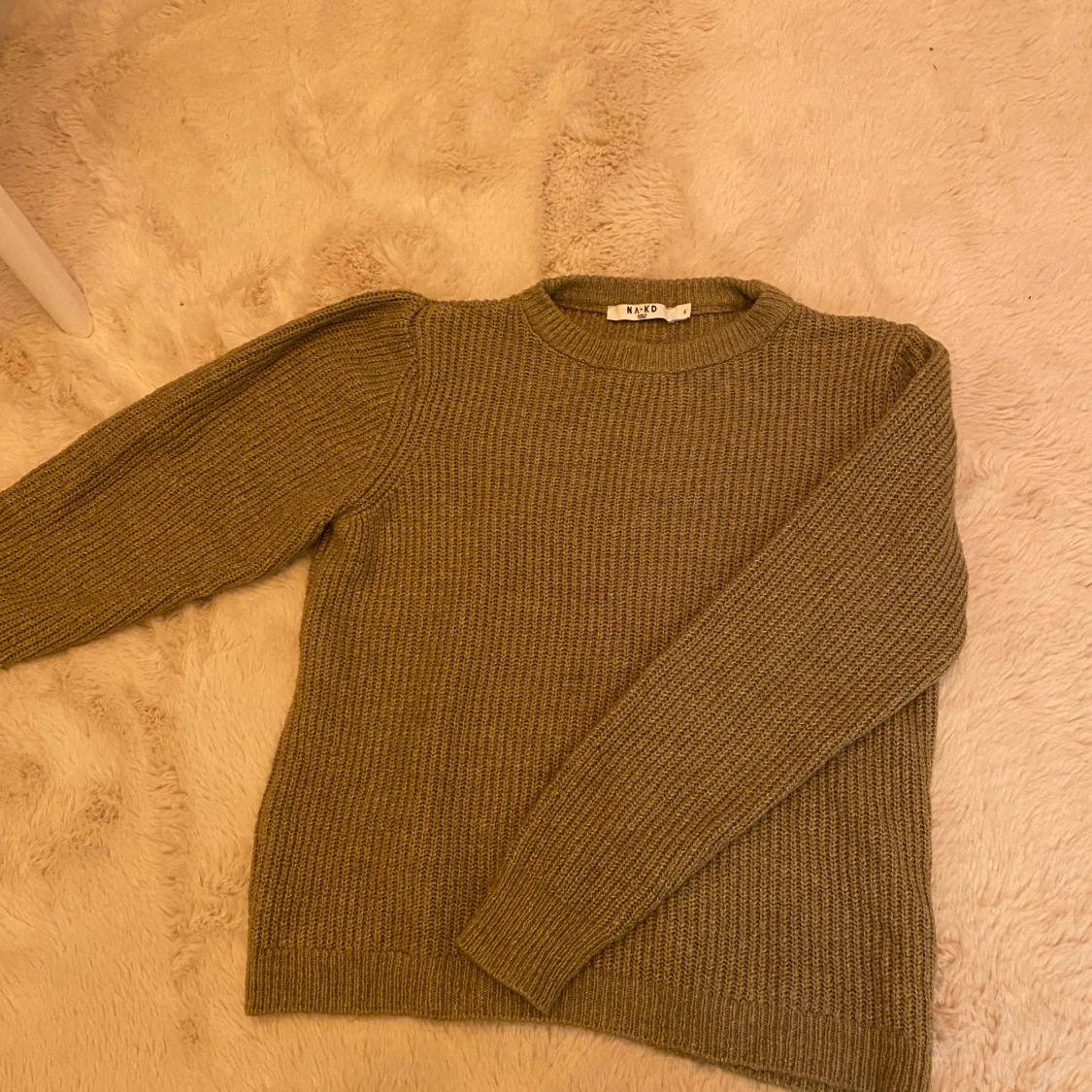 Beige stickad tröja från NA-KD - 2