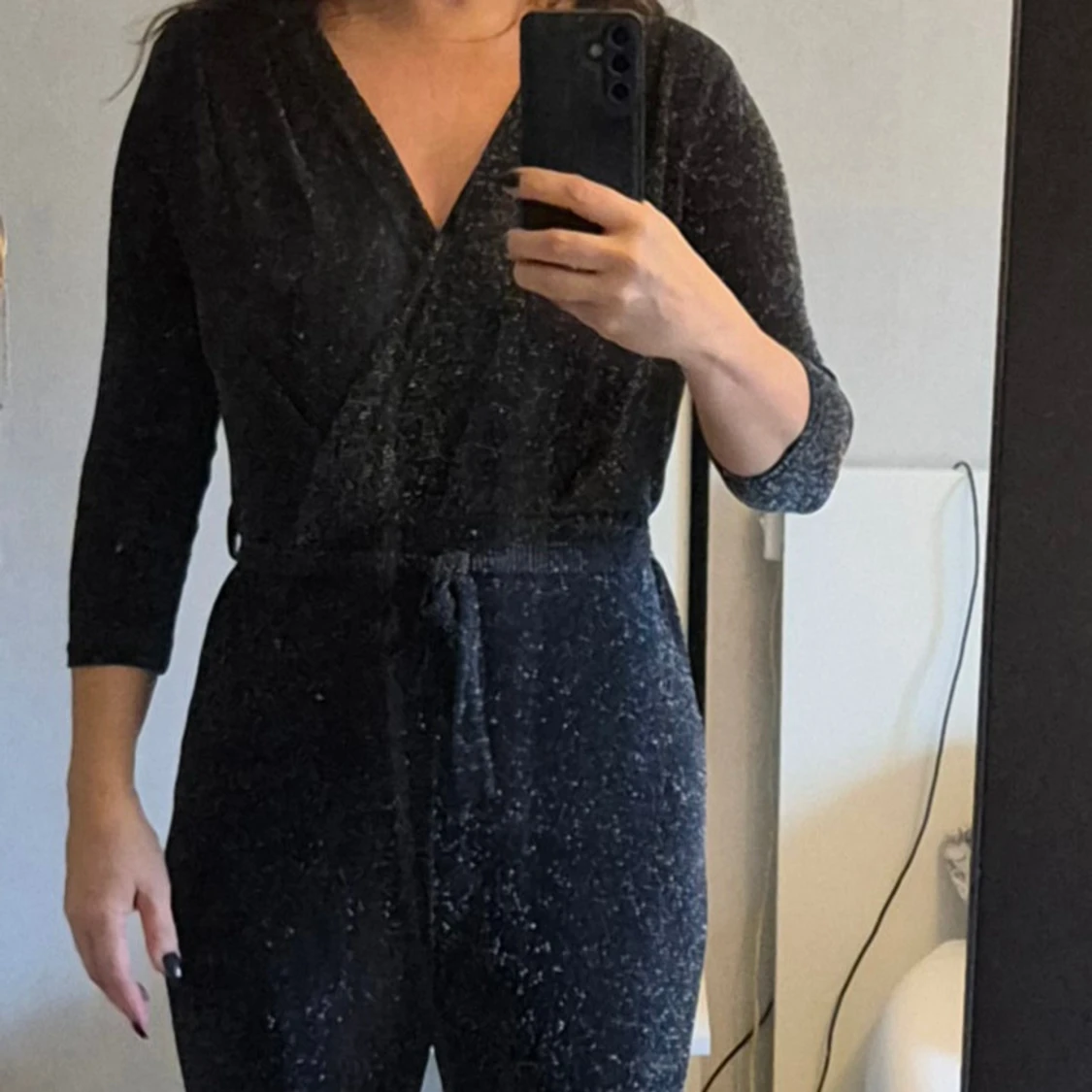 Glittrig jumpsuit * stl M