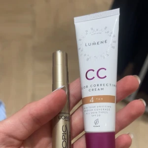 Lumene CC Cream  - Säljer en Lumene CC Color Correcting Cream i nyansen 4 Tan, vegansk och med SPF20. Den är som ny då jag köpte fel färg ❤️