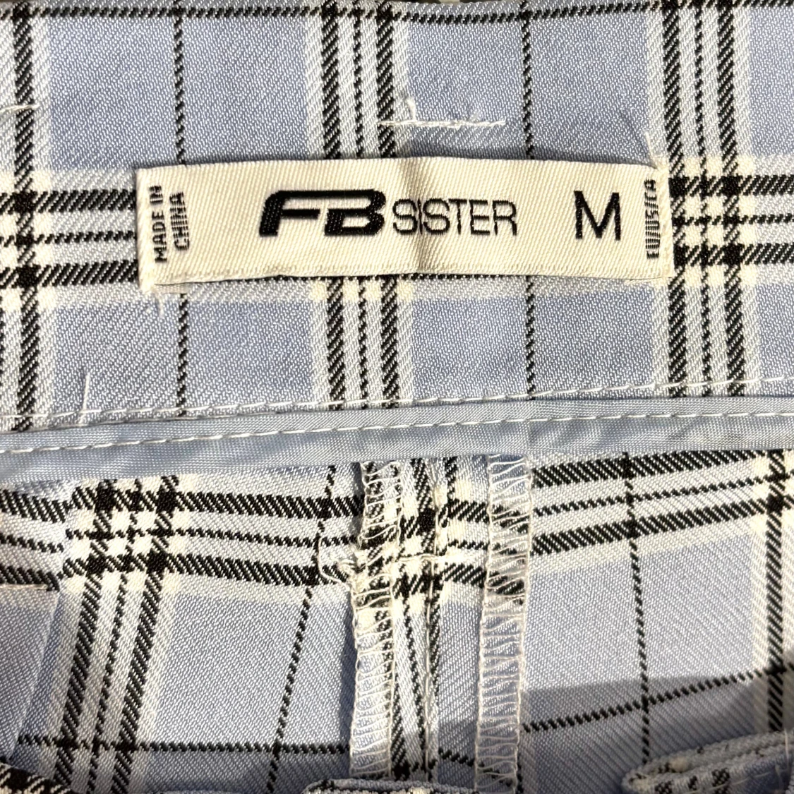 Rutiga blå shorts - FB Sister - 3