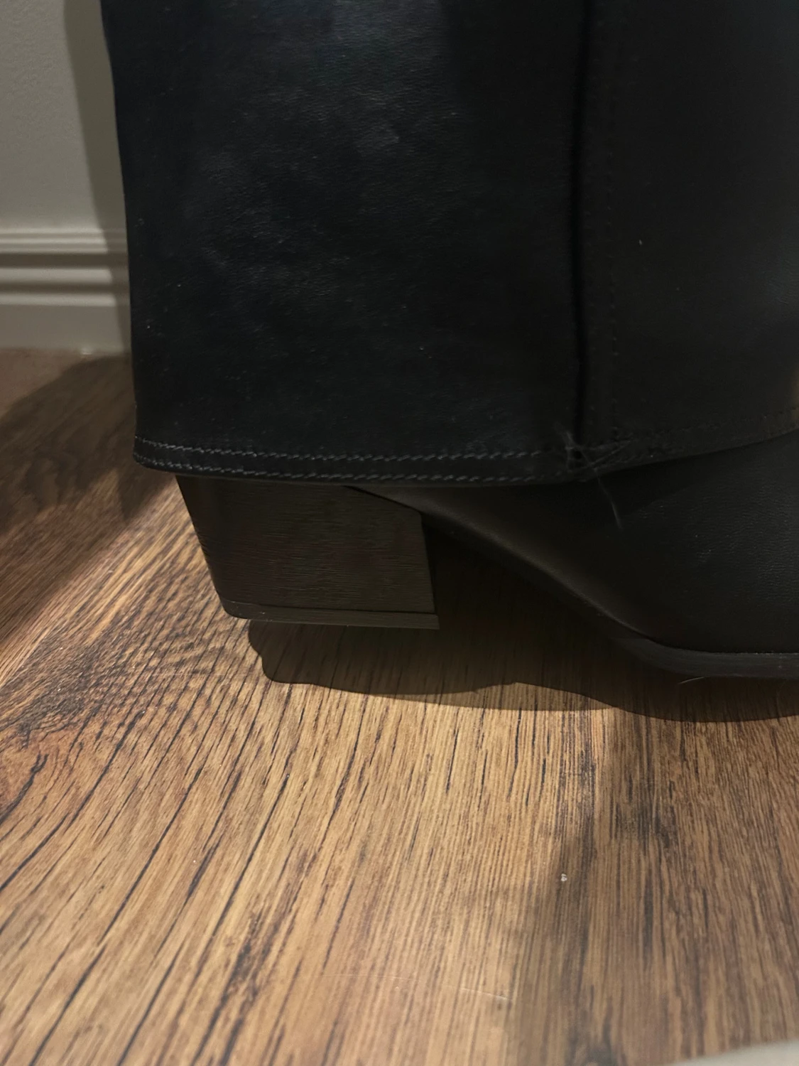 Svarta knähöga boots - 3