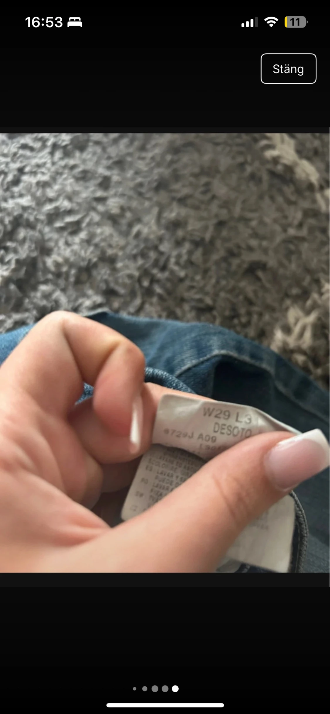 Blå bootcut jeans från Lee - 4