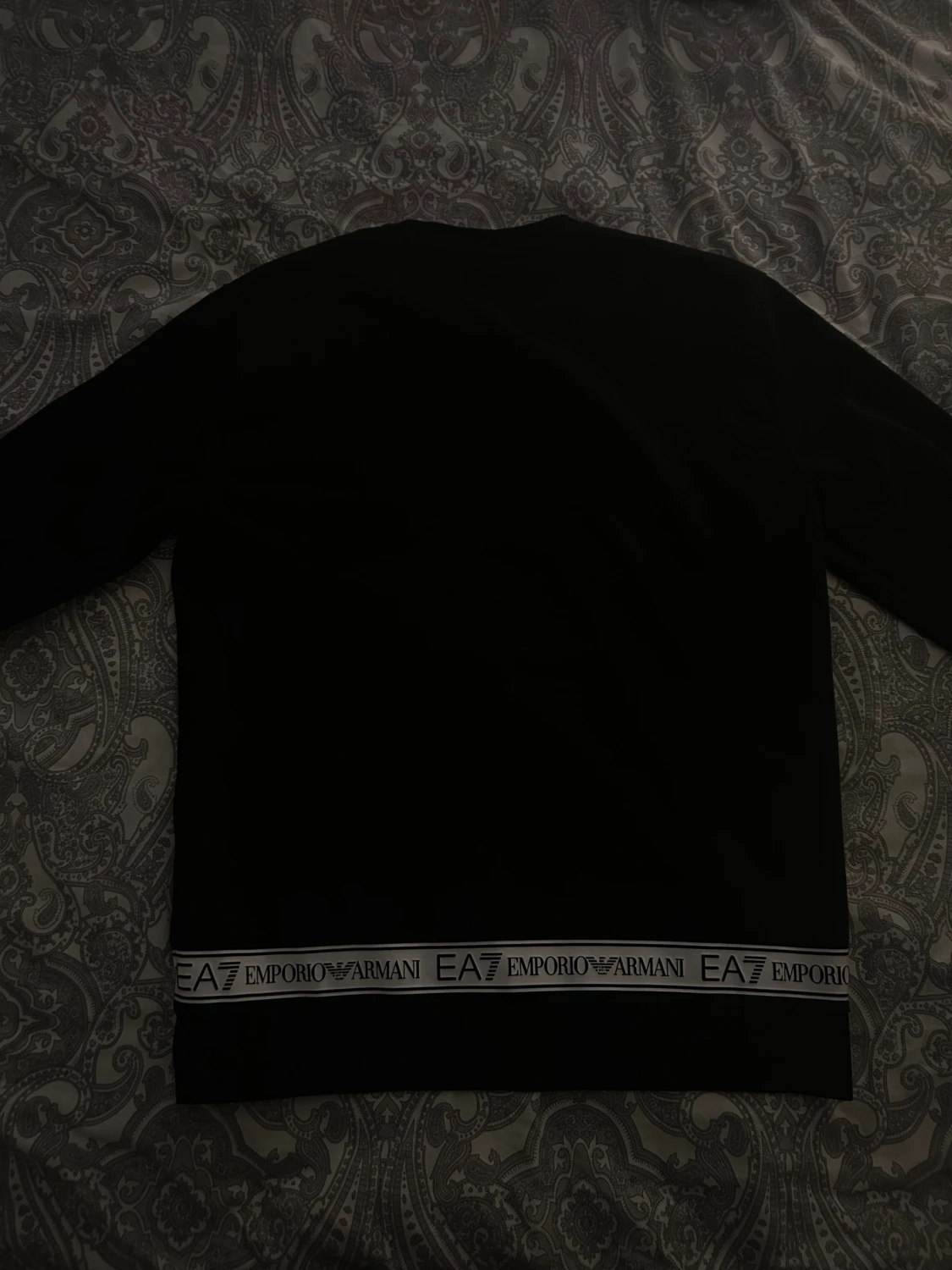 Svart långärmad EA7 Emporio Armani tröja - 2