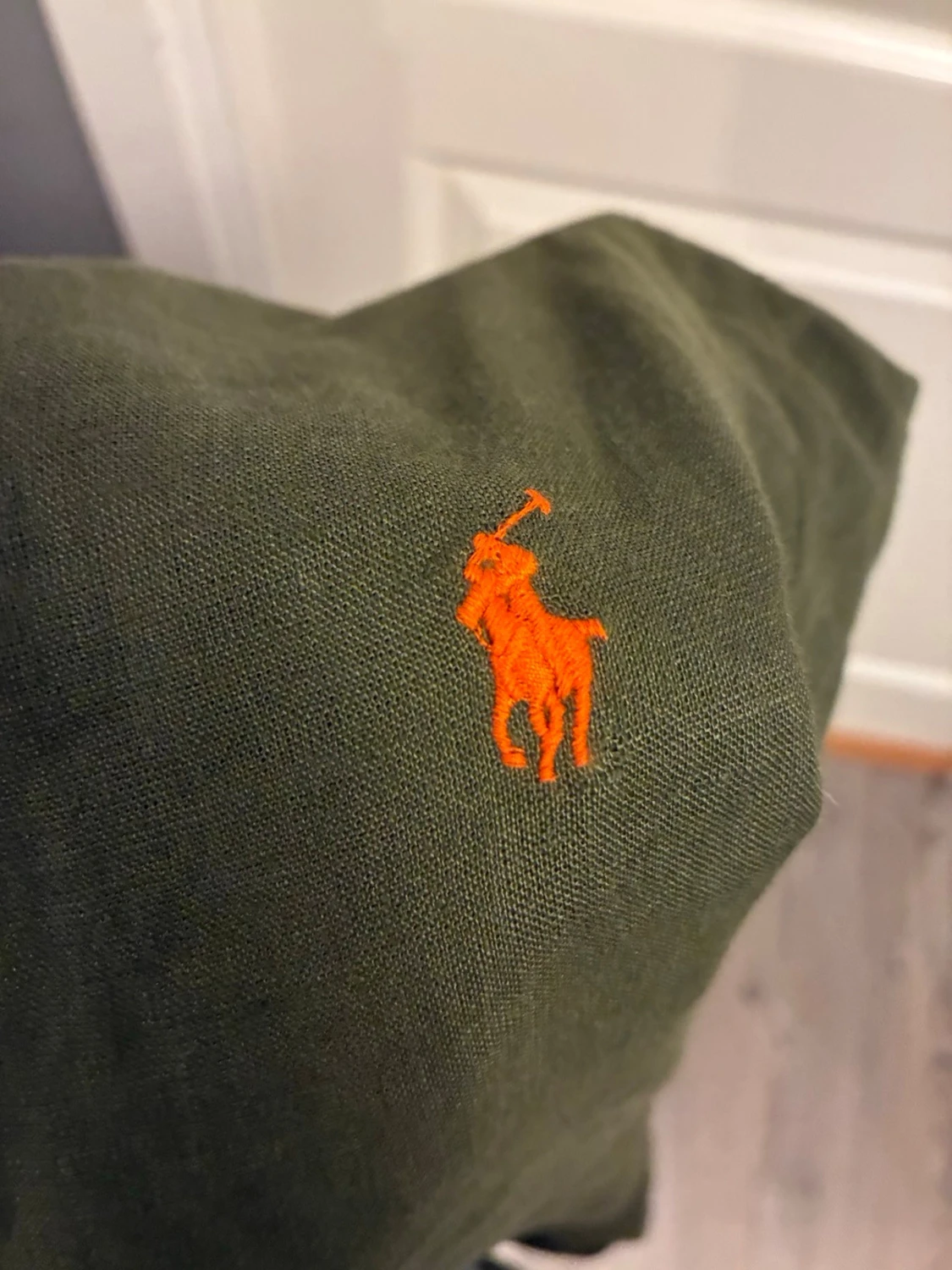 Olivgrön linneskjorta Polo Ralph Lauren - 2