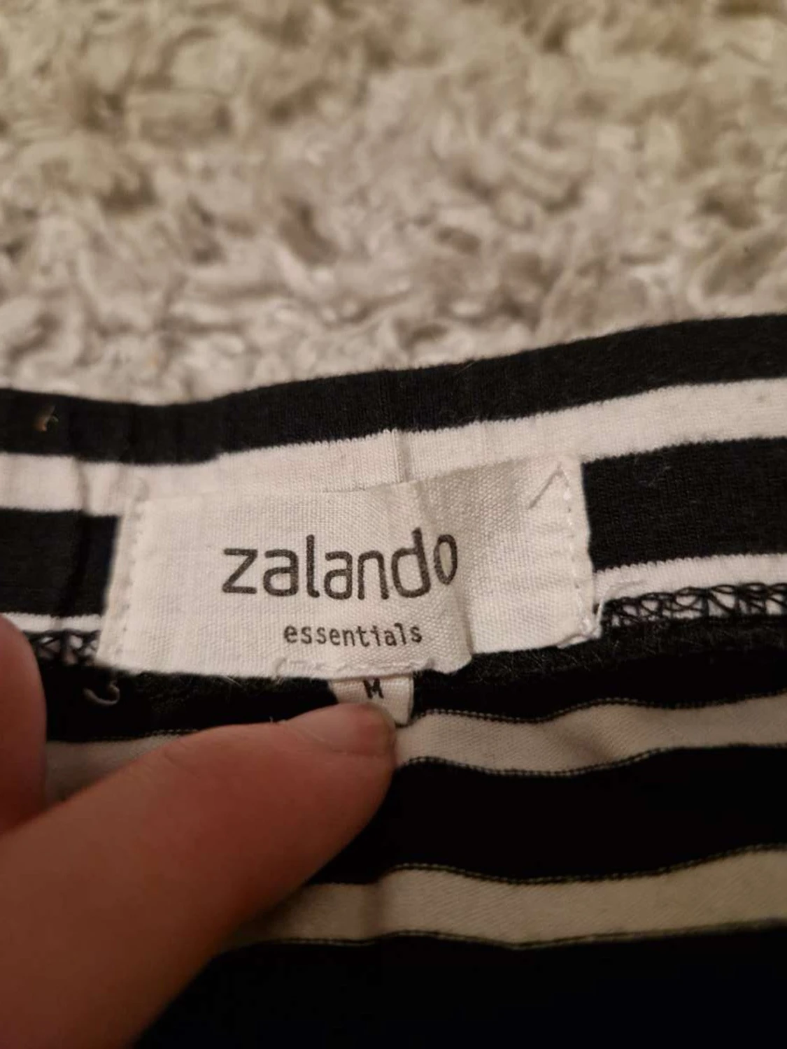 Randig svartvit kjol Zalando Essentials - 2