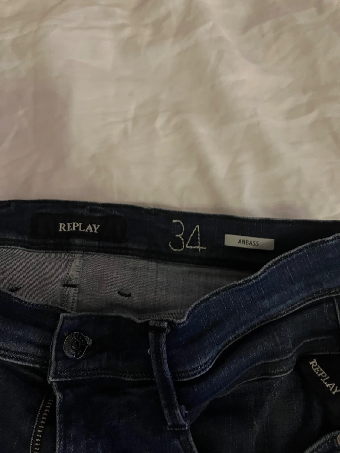 Replay Anbass jeans mörkblå strl 34 - 2