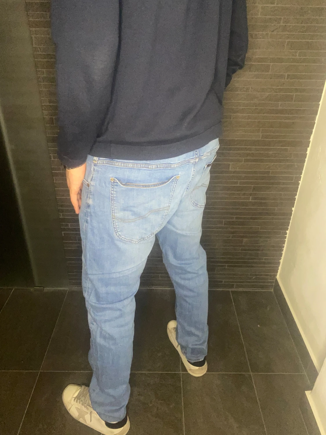 Lee ljusblå jeans - 1