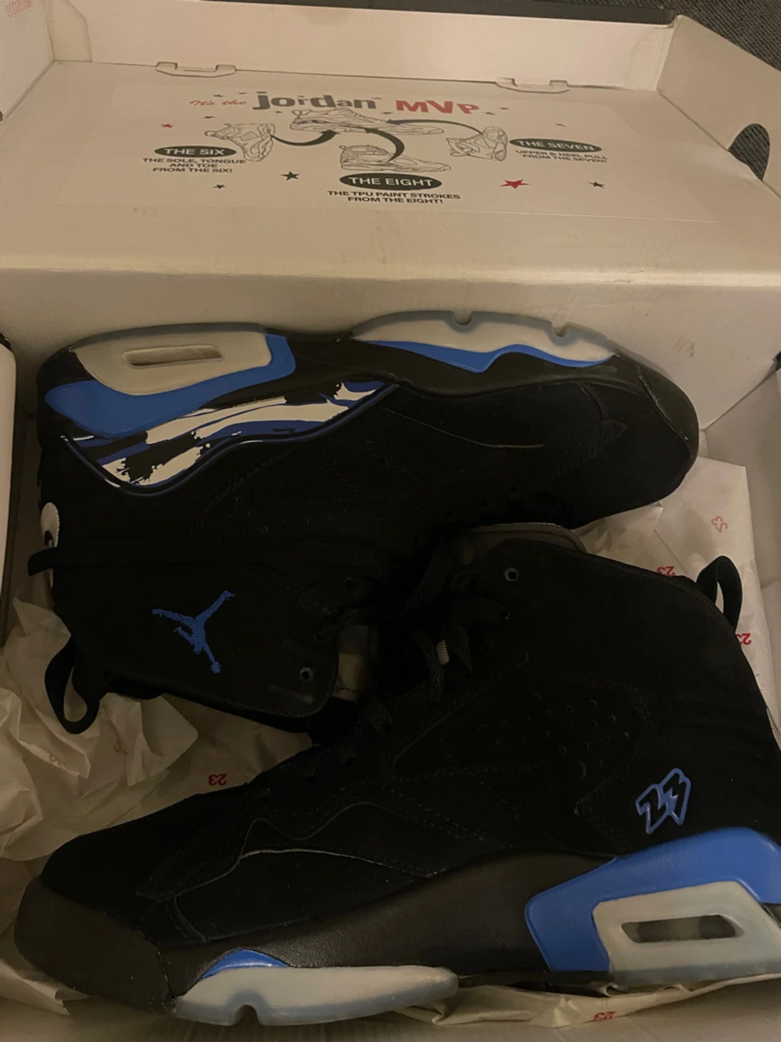 Jordan MVP sneakers svart/blå - 1