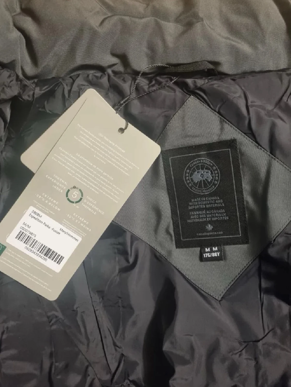 Grå Canada Goose dunjacka M - 1