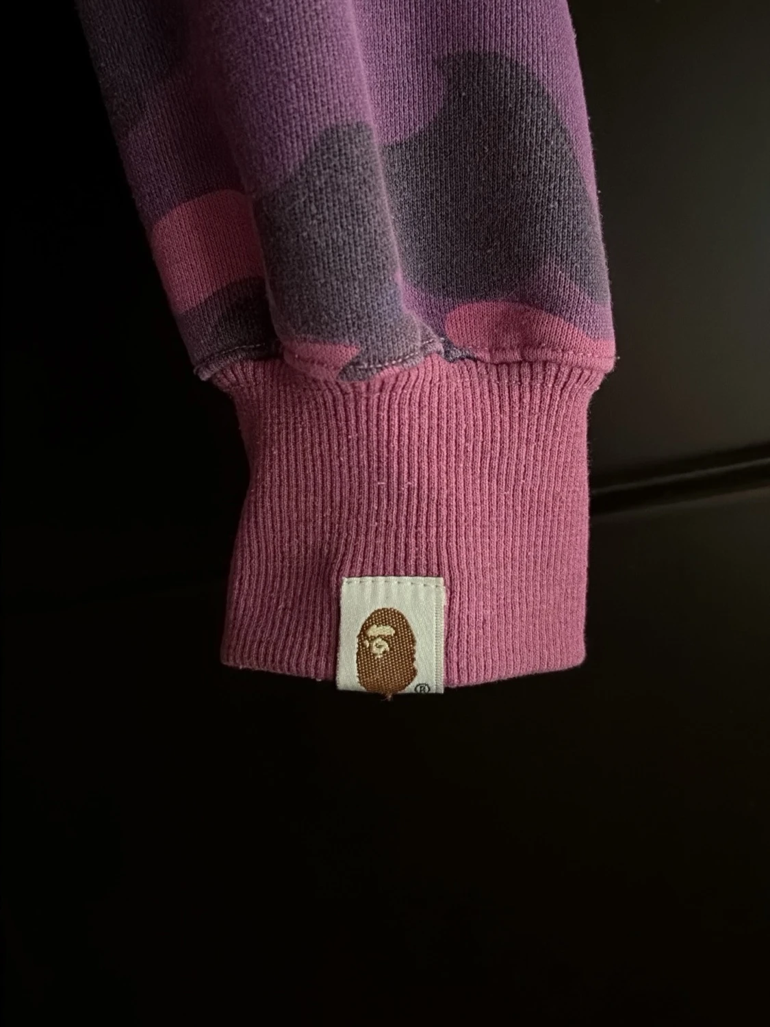 Lila BAPE hoodie  - 4