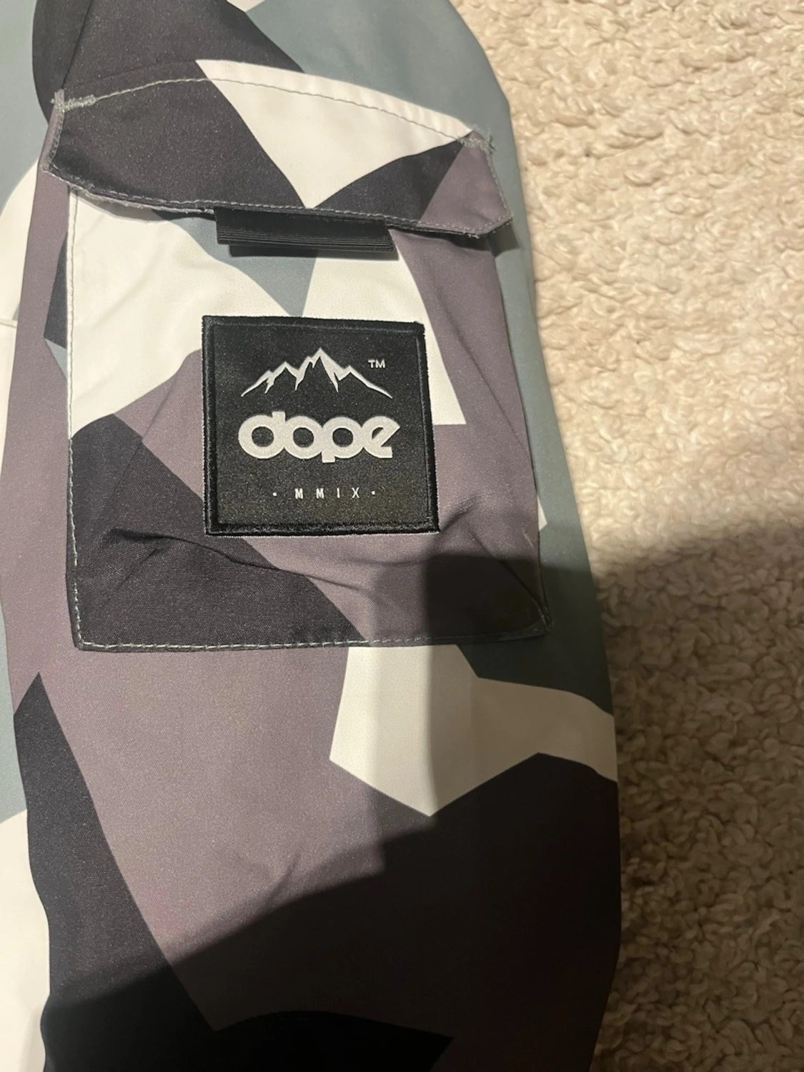 Camouflage vindjacka från Dope XS - 4