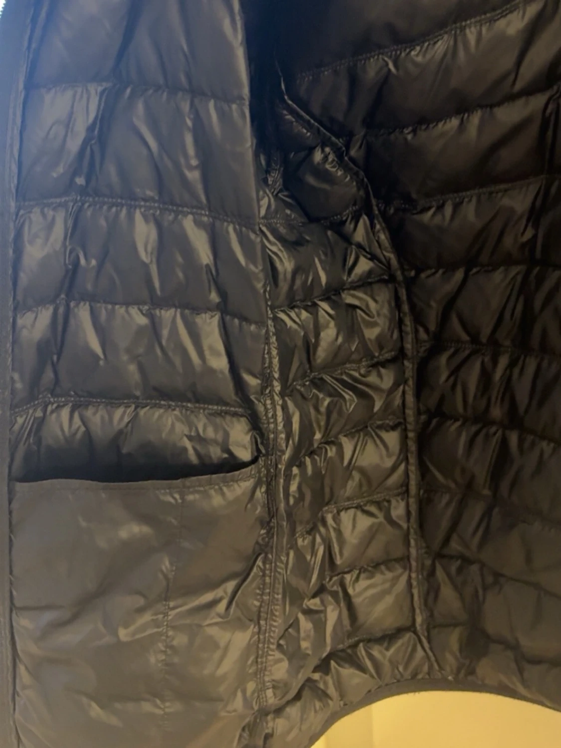 Svart quiltad pufferjacka EA7 - 2