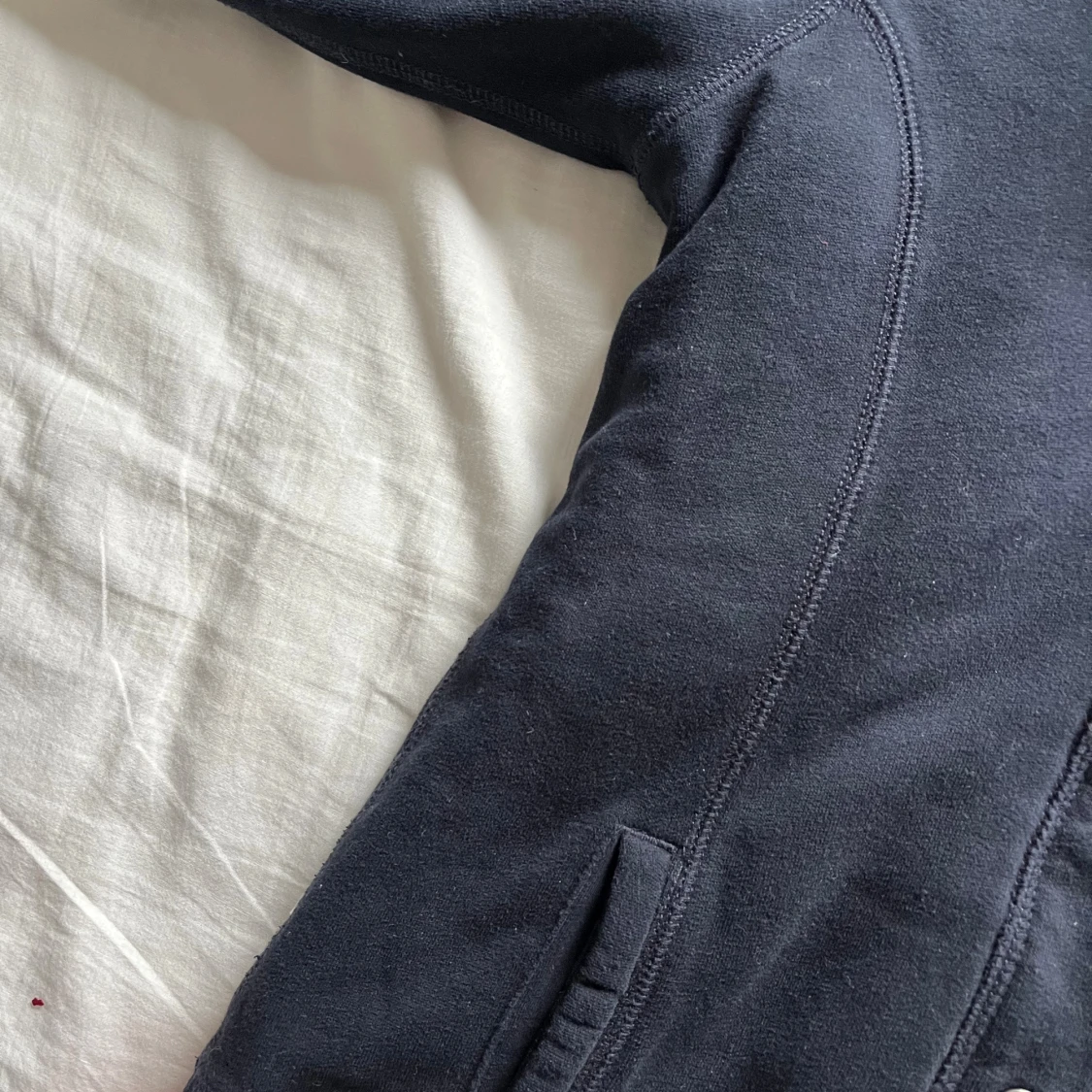 Marinblå hoodiejacka från Abercrombie & Fitch - 2