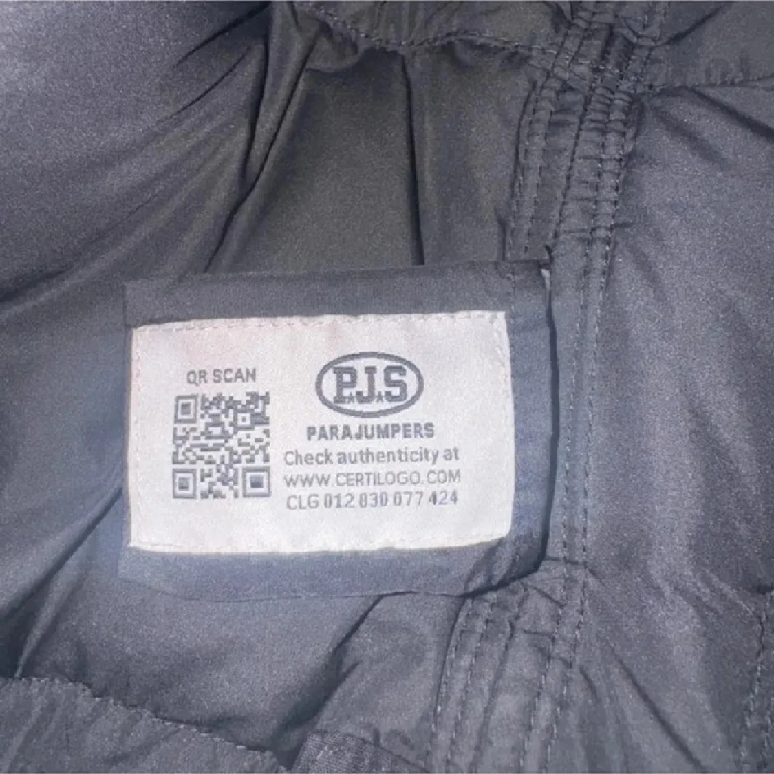 Svart lång dunjacka Parajumpers M - 3