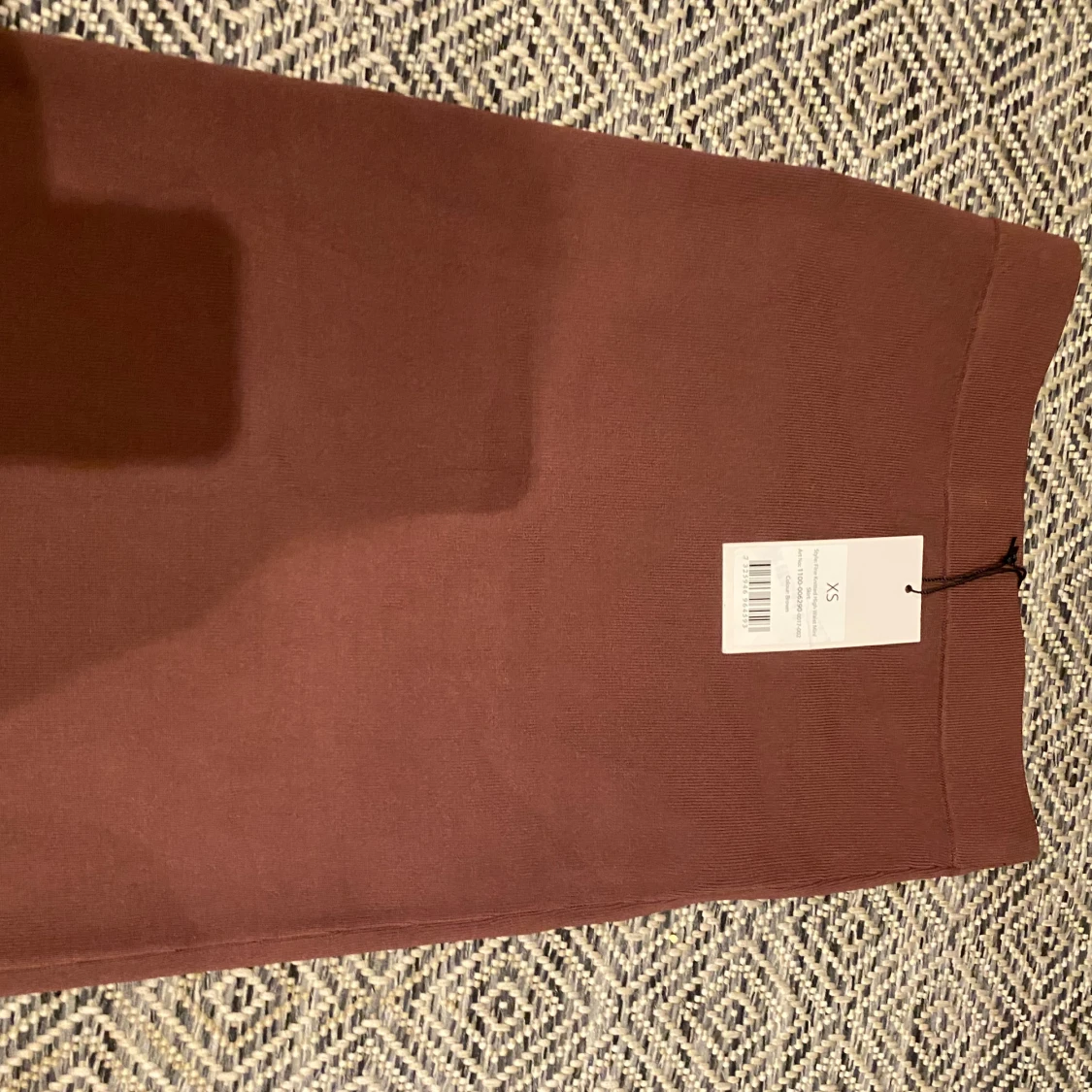 Brun stickad minikjol från NA-KD - 4