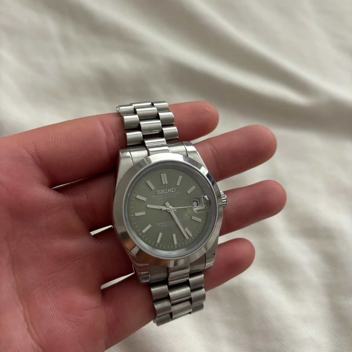 Seiko mod olivgreen