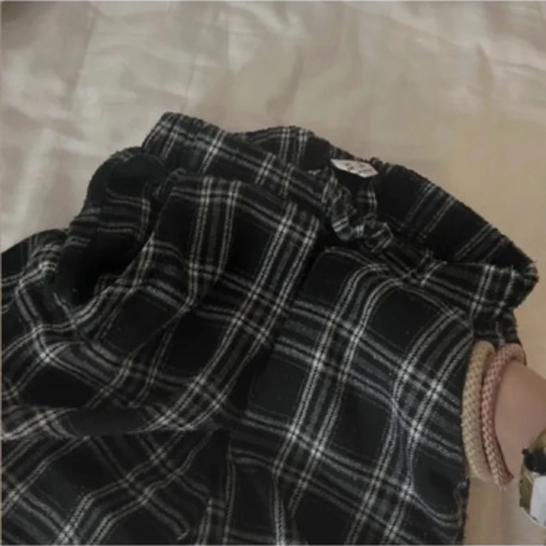 Rutiga pyjamasbyxor - 1