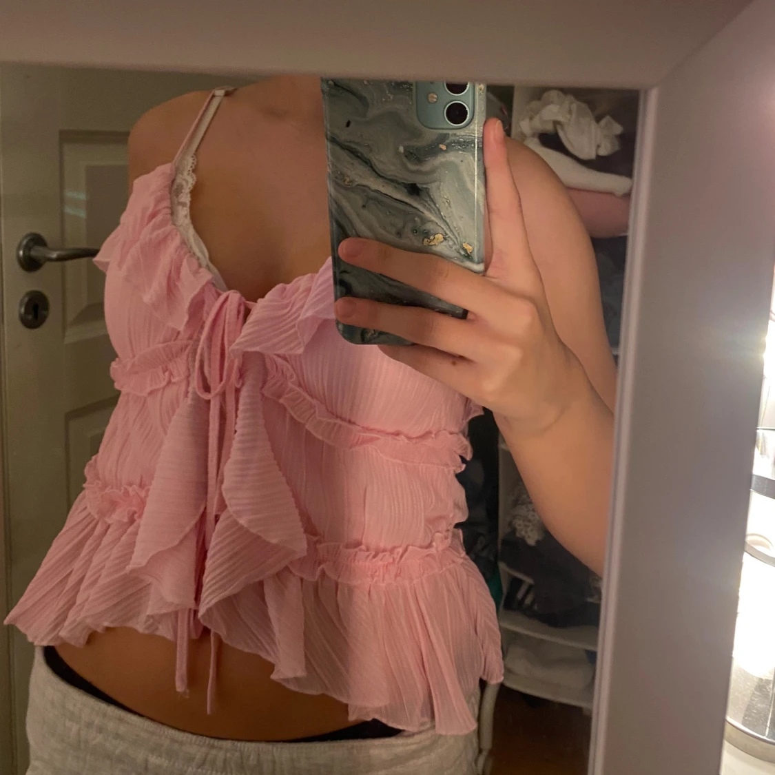 Rosa volangig linnetopp  - 1