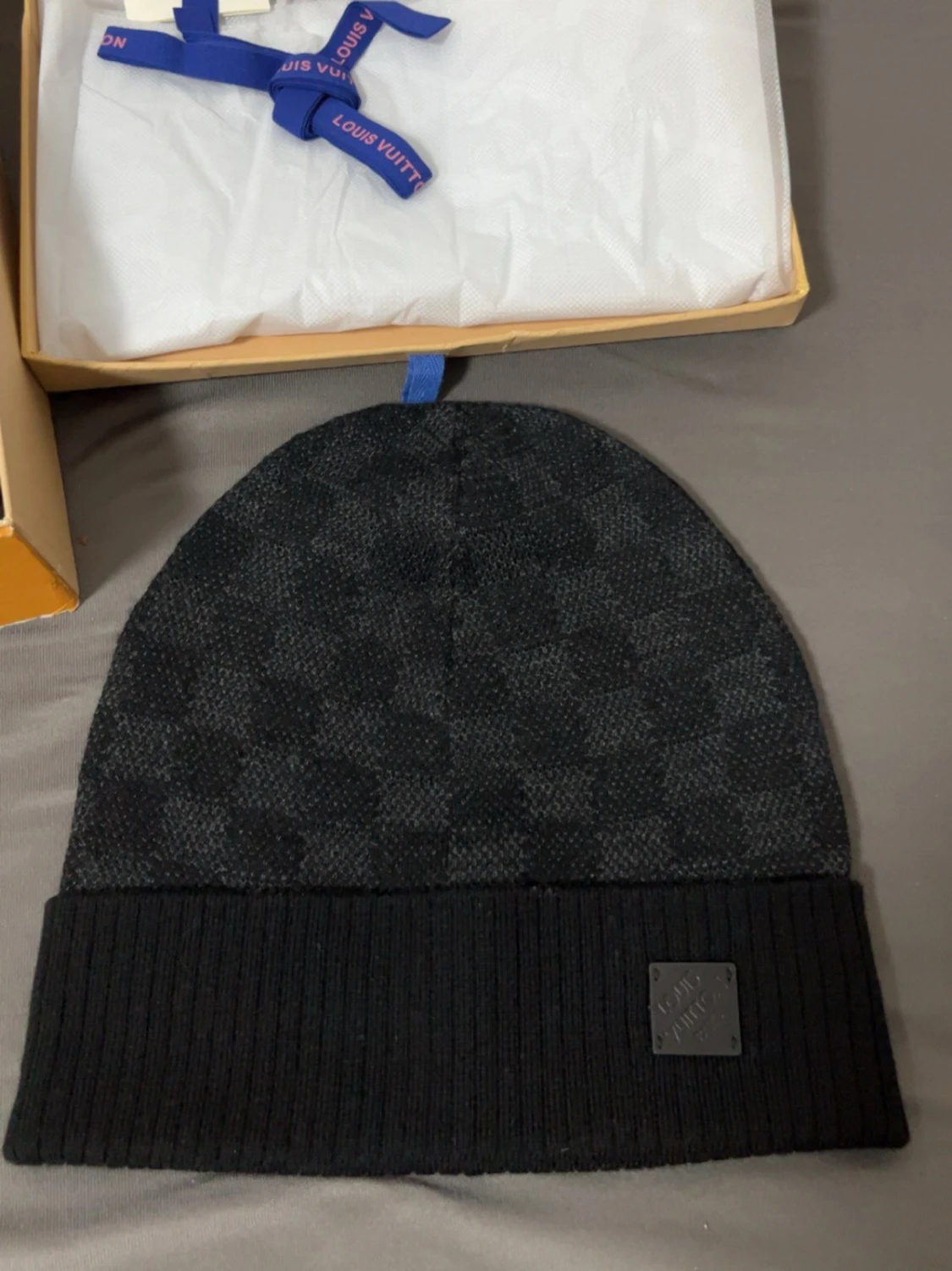 Louis Vuitton mössa och halsduk set - 1