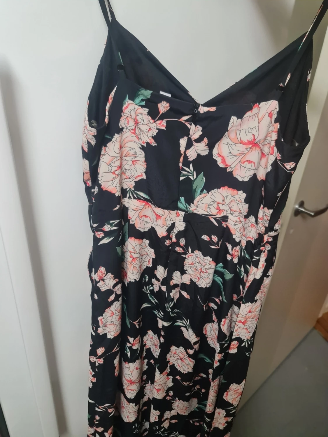 Blommig byxdress från Amisu, strl 36 - 2