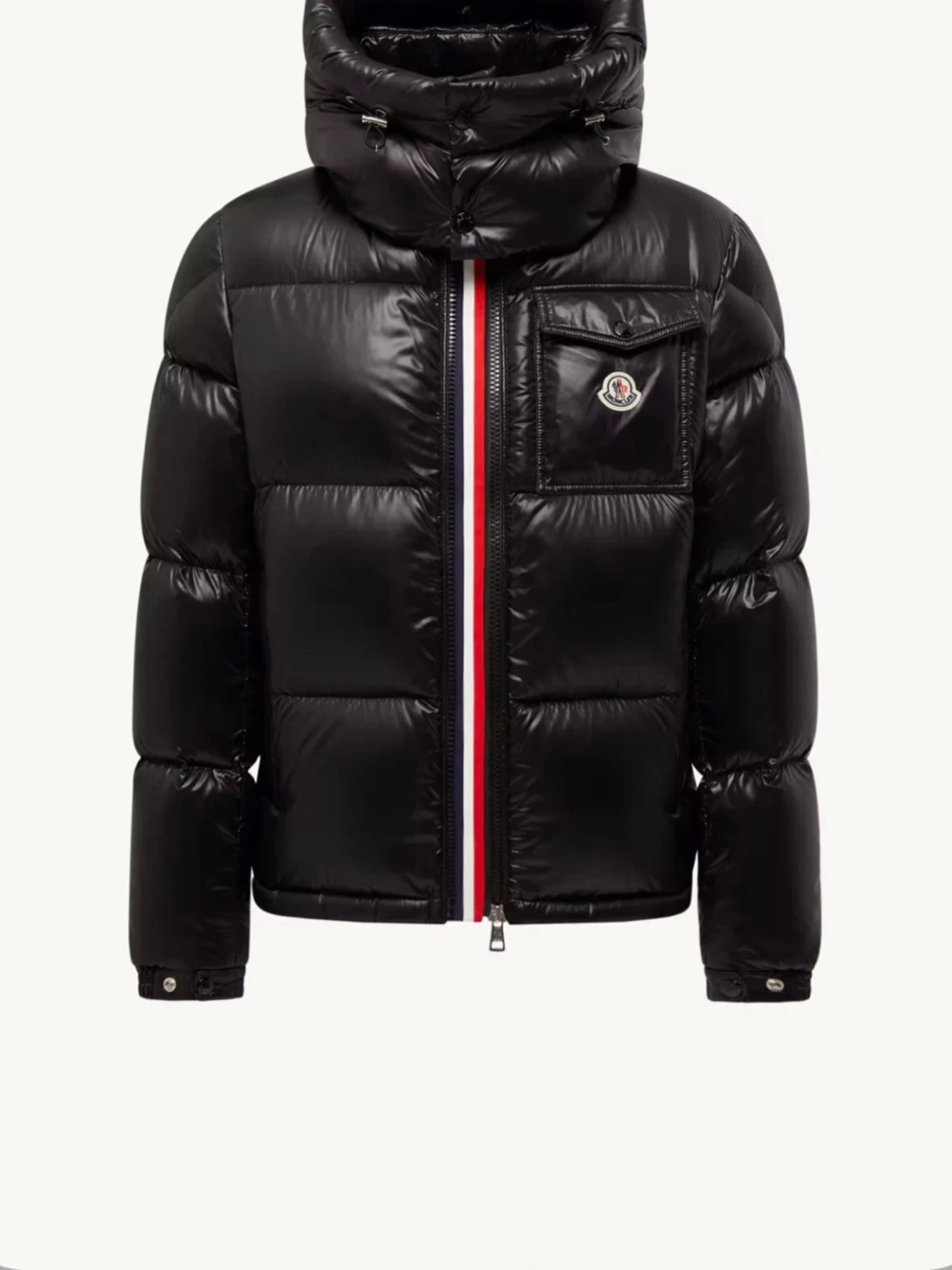 Svart pufferjacka från Moncler