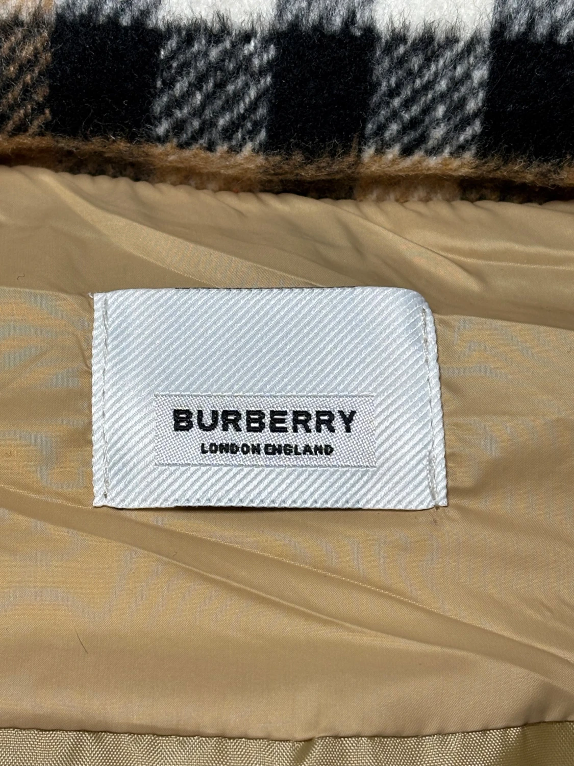 Beige pufferväst från Burberry