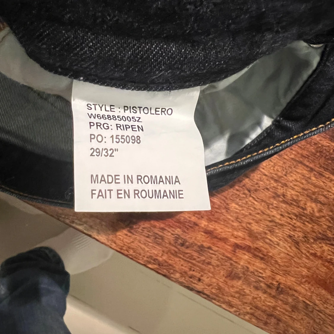 Mörkblå jeansbyxor Pistolero 29/32 - 3