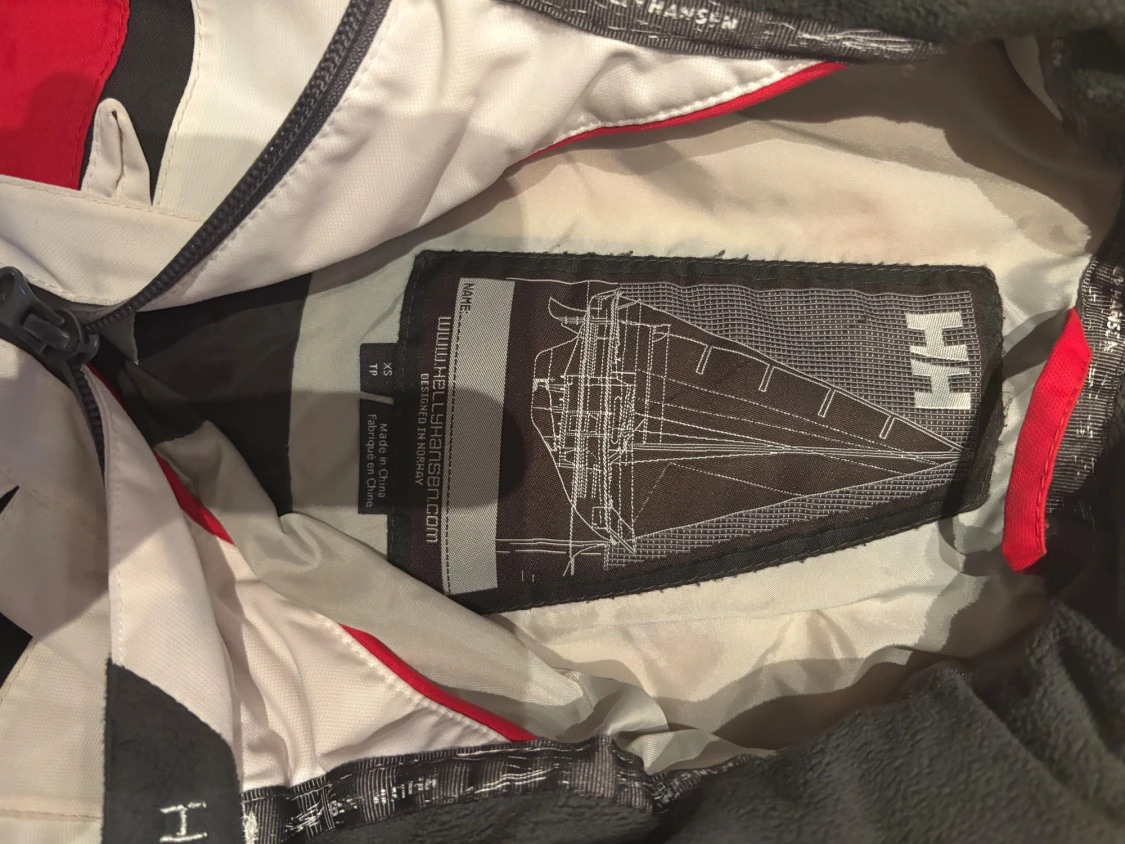 Helly Hansen vit regnjacka  - 3