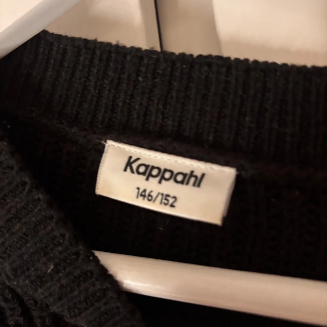 Svartvit randig stickad tröja Kappahl - 3