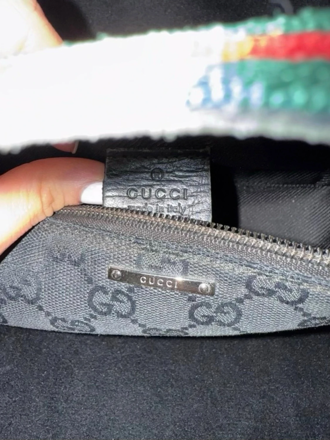 Äkta vintage Gucci boat väska - 3