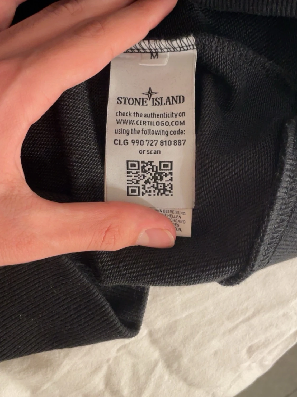 Svart sweatshirt från Stone Island - 3