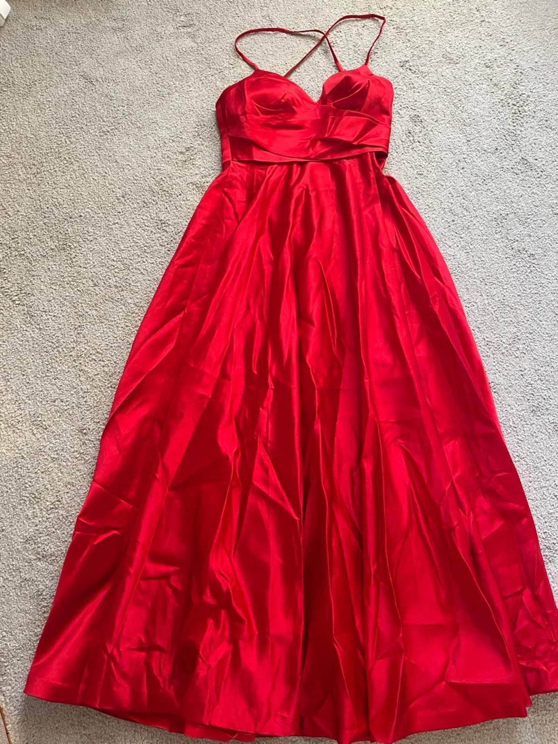 Röd balklänning - 4