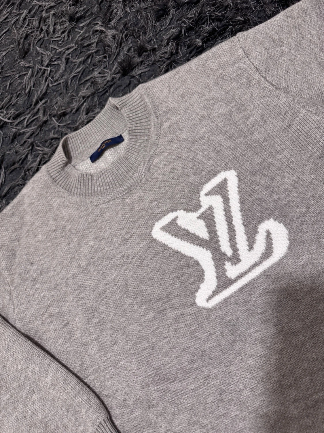 Lv | grey sweater - 1