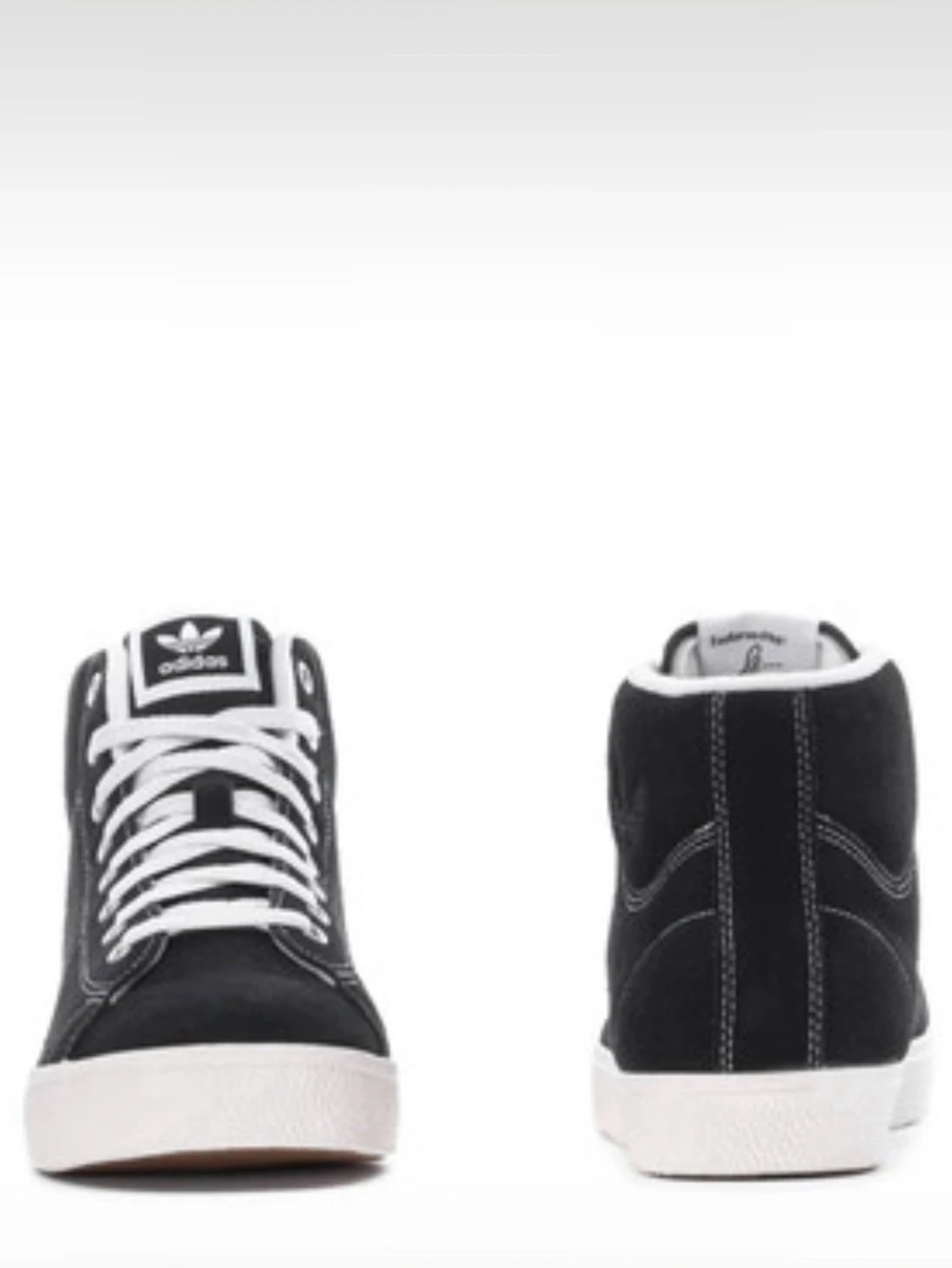 Svarta adidas sneakers i mocka - 2