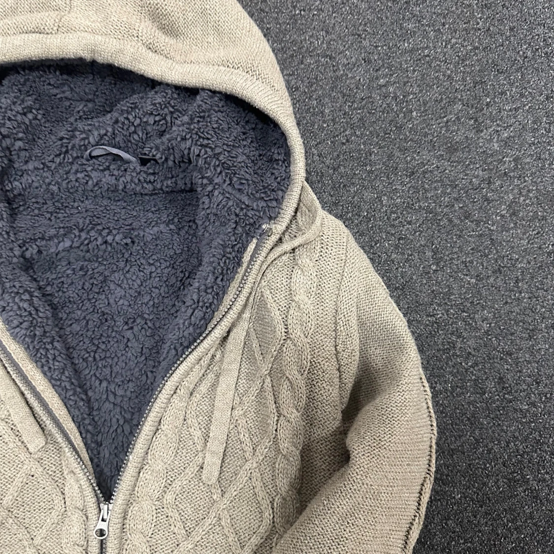 Fodrad Vintage Cardigan/Jacka - 90