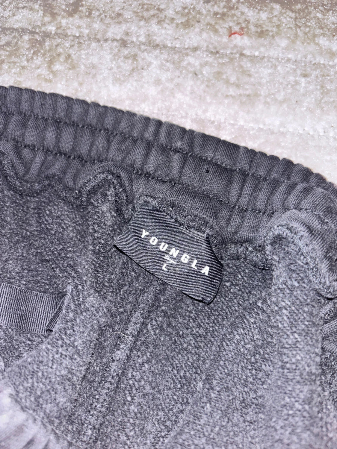 Svarta mjukisbyxor YoungLA med dödskalle - 3