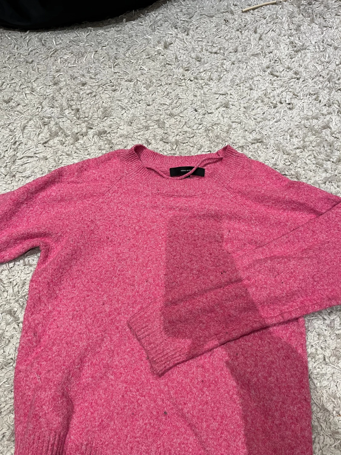 Rosa stickad tröja från Vero Moda