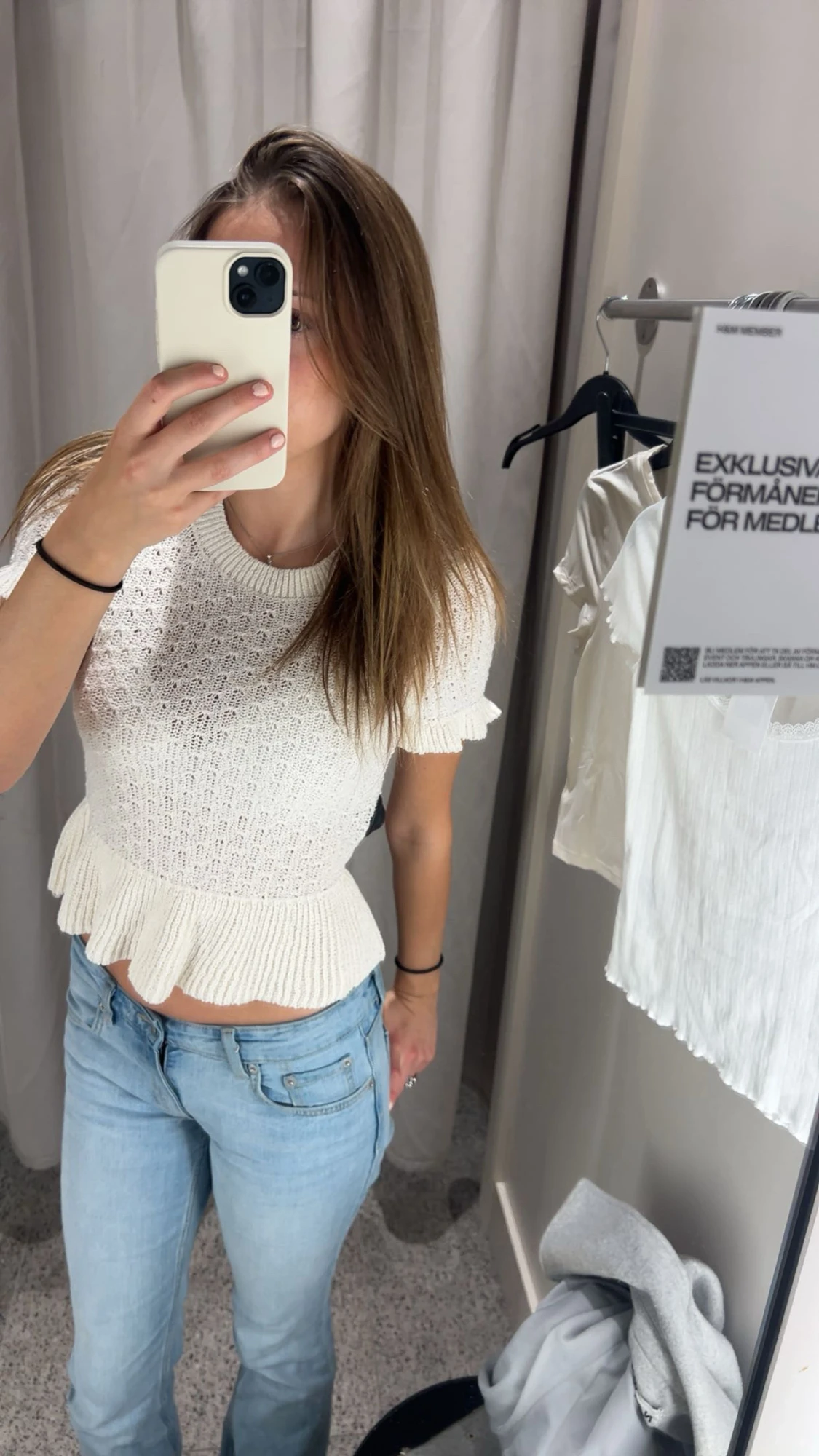 Ljusblå Lågmidjade jeans lager157 - 1